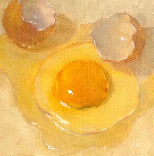 "Broken Egg" original fine art by Jiyoung Kim "Broken Egg" original fine art by Jiyoung Kim