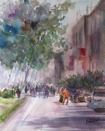 "13/5/2016" original fine art by Midori Yoshino "13/5/2016" original fine art by Midori Yoshino