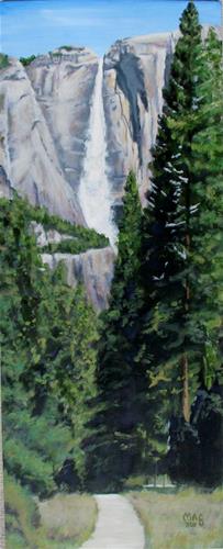 "Yosemite Falls" original fine art by John F McGowan "Yosemite Falls" original fine art by John F McGowan