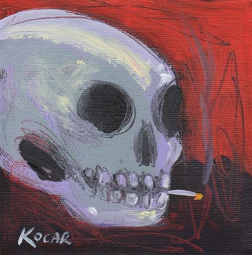 "Smoker #106" original fine art by George Kocar "Smoker #106" original fine art by George Kocar