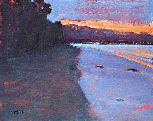 "Dawn, Santa Barbara" original fine art by Kevin Inman "Dawn, Santa Barbara" original fine art by Kevin Inman