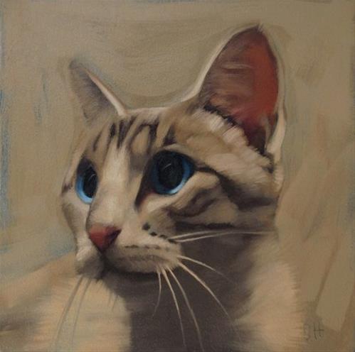 "Sheba II" original fine art by Diane Hoeptner "Sheba II" original fine art by Diane Hoeptner