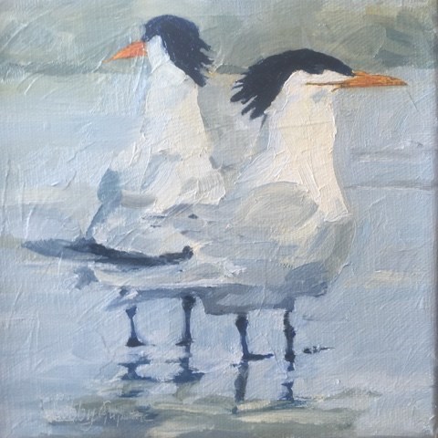 "#179 Dos" original fine art by Libby Gilpatric "#179 Dos" original fine art by Libby Gilpatric
