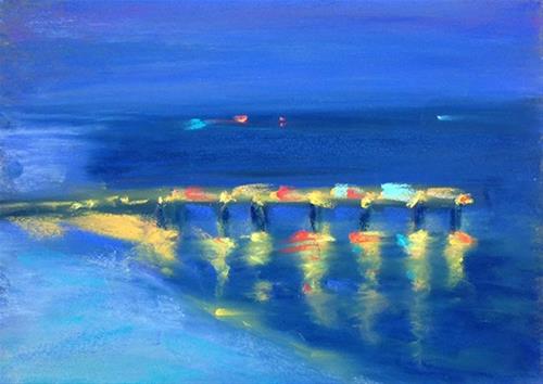 "Plein air by Night" original fine art by Karen Vanderpool "Plein air by Night" original fine art by Karen Vanderpool