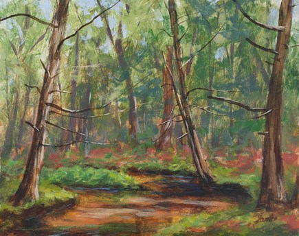"Bend in the Creek" original fine art by Jamie Williams Grossman "Bend in the Creek" original fine art by Jamie Williams Grossman