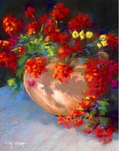 "Evening Shadows" original fine art by Cindy Gillett "Evening Shadows" original fine art by Cindy Gillett