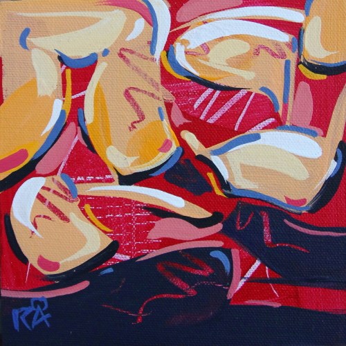 "Shapes & Movement 46" original fine art by Roger Akesson "Shapes & Movement 46" original fine art by Roger Akesson