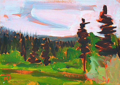 "McCall, Idaho" original fine art by Kevin Inman "McCall, Idaho" original fine art by Kevin Inman