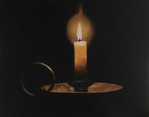 "Candle" original fine art by James Coates "Candle" original fine art by James Coates