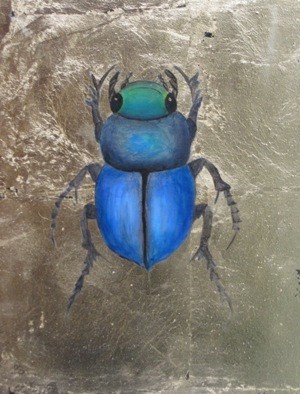 "Scarabidae Africana IV" original fine art by Pera Schillings "Scarabidae Africana IV" original fine art by Pera Schillings