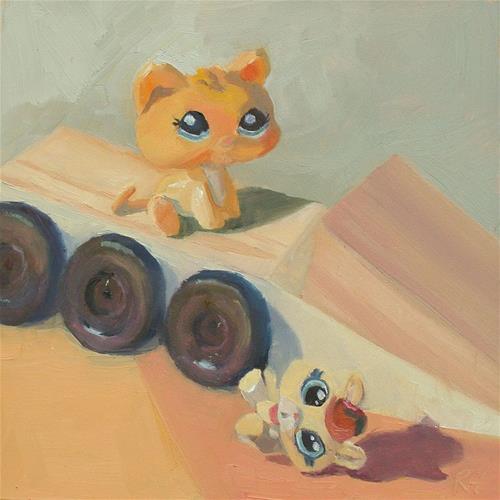 "Derby parts" original fine art by Rebecca Helton "Derby parts" original fine art by Rebecca Helton