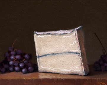 "Champagne Grapes and Humboldt Fog (the light, the shade)" original fine art by Abbey Ryan "Champagne Grapes and Humboldt Fog (the light, the shade)" original fine art by Abbey Ryan