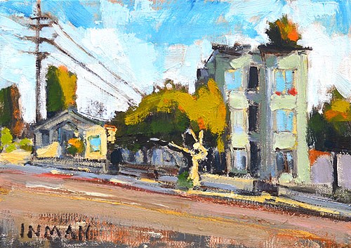 "Market Street, San Diego" original fine art by Kevin Inman "Market Street, San Diego" original fine art by Kevin Inman