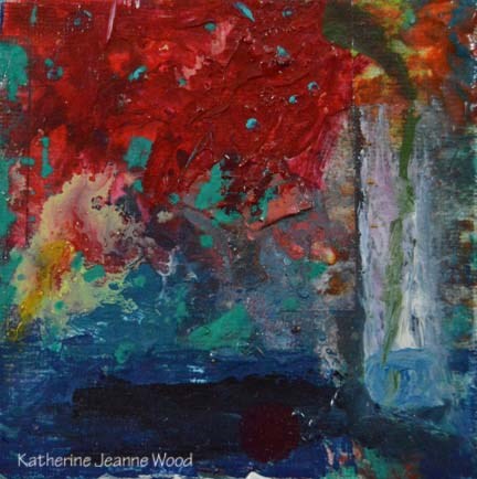 "Floral Series No 40" original fine art by Katie Jeanne Wood "Floral Series No 40" original fine art by Katie Jeanne Wood