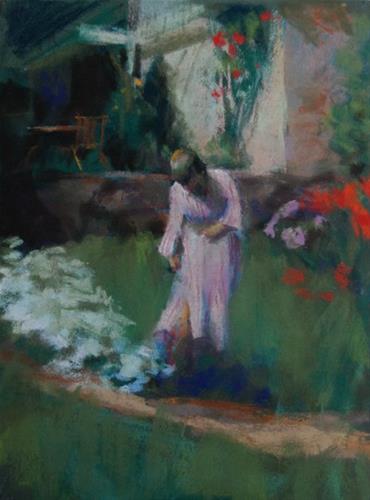 "In the Garden" original fine art by Margaret Dyer "In the Garden" original fine art by Margaret Dyer
