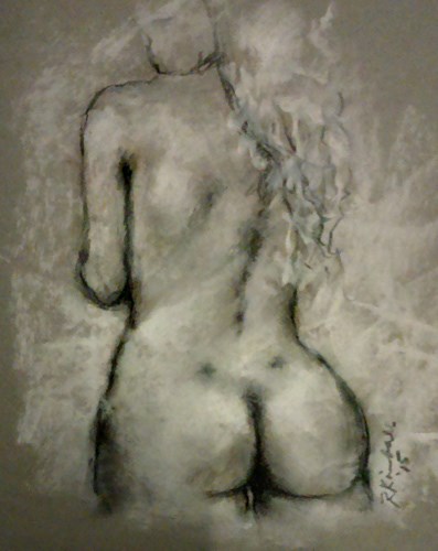 "Figure Drawing no. 61" original fine art by Bob Kimball "Figure Drawing no. 61" original fine art by Bob Kimball