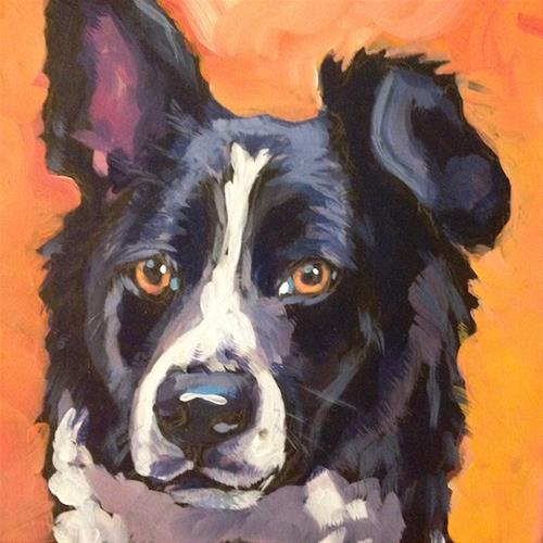 "Georgie" original fine art by Kat Corrigan "Georgie" original fine art by Kat Corrigan