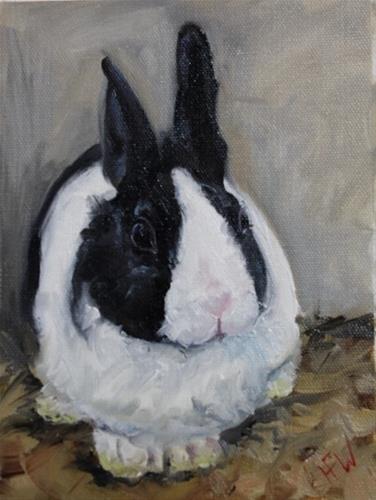 "Dutch Bunny" original fine art by H.F. Wallen "Dutch Bunny" original fine art by H.F. Wallen