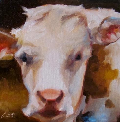 "Cow Portrait" original fine art by ~ces~ Christine E. S. Code "Cow Portrait" original fine art by ~ces~ Christine E. S. Code