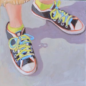 "Happy Shoes" original fine art by Robert Frankis "Happy Shoes" original fine art by Robert Frankis