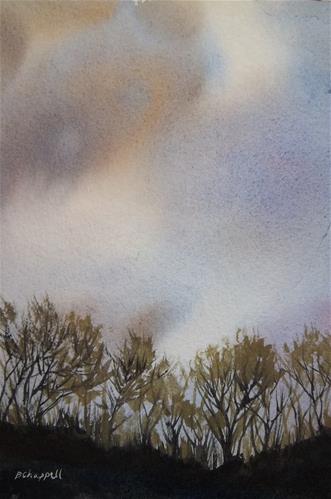 "Snow Coming" original fine art by Becky Chappell "Snow Coming" original fine art by Becky Chappell