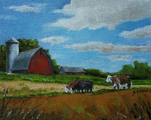 "Al Smith's Farm" original fine art by Steve Gibson "Al Smith's Farm" original fine art by Steve Gibson