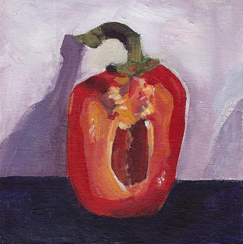 "Pepper Portrait" original fine art by J M Needham "Pepper Portrait" original fine art by J M Needham