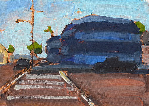 "Sherman Heights Termite Tent" original fine art by Kevin Inman "Sherman Heights Termite Tent" original fine art by Kevin Inman