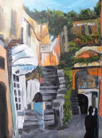 "Sorrento" original fine art by cheryl buhrman "Sorrento" original fine art by cheryl buhrman