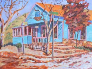 "First Snow" original fine art by Robert Frankis "First Snow" original fine art by Robert Frankis