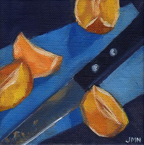 "Clementines: Quarters" original fine art by J M Needham "Clementines: Quarters" original fine art by J M Needham