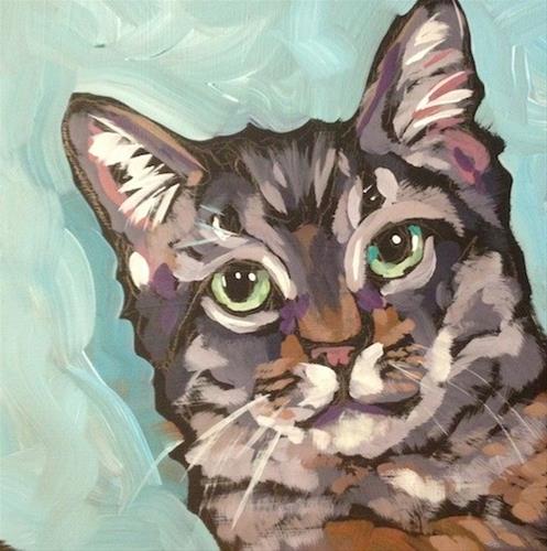 "March 23, Dennis!" original fine art by Kat Corrigan "March 23, Dennis!" original fine art by Kat Corrigan