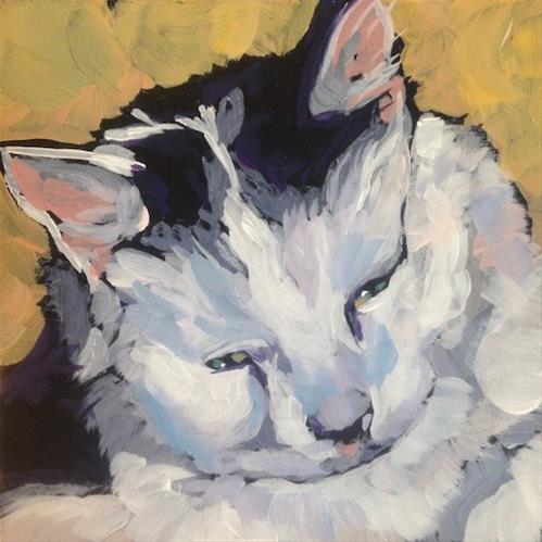 "March 29, Yumosh" original fine art by Kat Corrigan "March 29, Yumosh" original fine art by Kat Corrigan