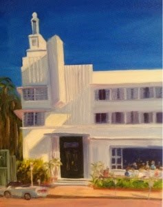"South Beach Beauty" original fine art by Debra Kennedy "South Beach Beauty" original fine art by Debra Kennedy