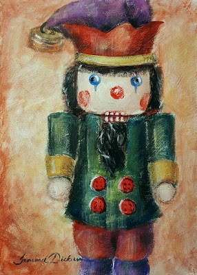"Buttons Jester" original fine art by Tammie Dickerson "Buttons Jester" original fine art by Tammie Dickerson