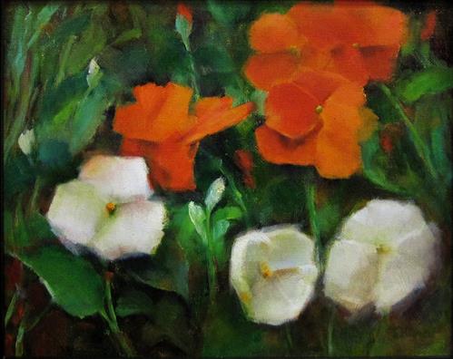 "Garden Flowers" original fine art by Sunkyung Choi "Garden Flowers" original fine art by Sunkyung Choi