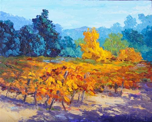 "Autumn Gold" original fine art by Marion Hedger "Autumn Gold" original fine art by Marion Hedger