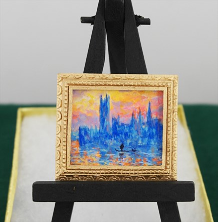 "Mini Monet — Houses of Parliament at Sunset" original fine art by Jamie Williams Grossman "Mini Monet — Houses of Parliament at Sunset" original fine art by Jamie Williams Grossman