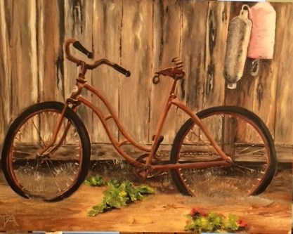 "Old Rusty " original fine art by Tamsen Armstrong "Old Rusty " original fine art by Tamsen Armstrong
