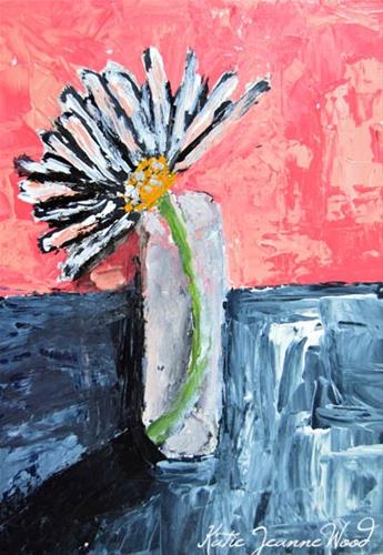 "Floral Series No 19" original fine art by Katie Jeanne Wood "Floral Series No 19" original fine art by Katie Jeanne Wood