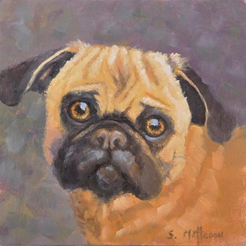 "London or Paris?" original fine art by Susan Matteson "London or Paris?" original fine art by Susan Matteson