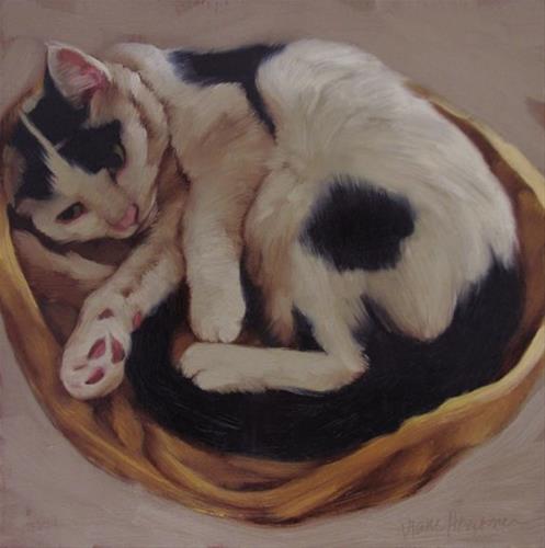 "Sleepy Spot II (and failed attempt at Sleepy Spot II)" original fine art by Diane Hoeptner "Sleepy Spot II (and failed attempt at Sleepy Spot II)" original fine art by Diane Hoeptner