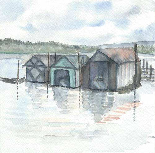 "Columbia River, OR" original fine art by Laura Denning "Columbia River, OR" original fine art by Laura Denning
