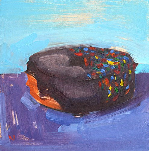 "Sprinkle Donut" original fine art by Kevin Inman "Sprinkle Donut" original fine art by Kevin Inman