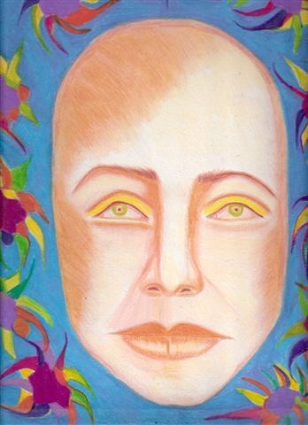"Self Portrait after a Long Illness" original fine art by Terri Brown-Davidson "Self Portrait after a Long Illness" original fine art by Terri Brown-Davidson