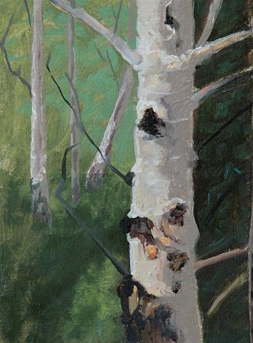 "Original Aspen Tree Landscape Oil Painting Aspen Trunk Study by Colorado Artist Susan Fowler" original fine art by Susan Fowler "Original Aspen Tree Landscape Oil Painting Aspen Trunk Study by Colorado Artist Susan Fowler" original fine art by Susan Fowler