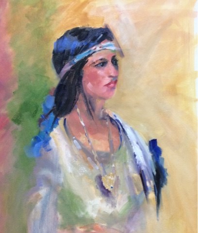 "Thanksgiving" original fine art by Peggy Schumm "Thanksgiving" original fine art by Peggy Schumm