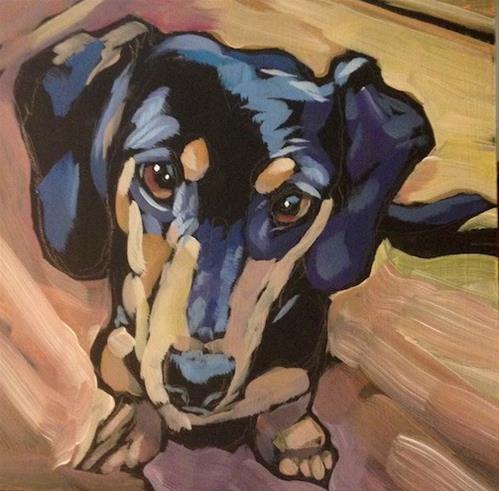 "July 15, Neville Longbottom" original fine art by Kat Corrigan "July 15, Neville Longbottom" original fine art by Kat Corrigan