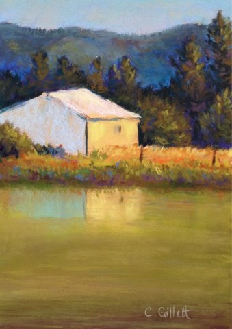 "Across The North Fork" original fine art by Cindy Gillett "Across The North Fork" original fine art by Cindy Gillett