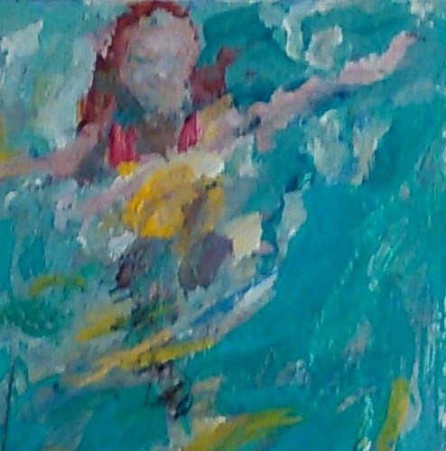 "Jump In" original fine art by Ann Rudd "Jump In" original fine art by Ann Rudd